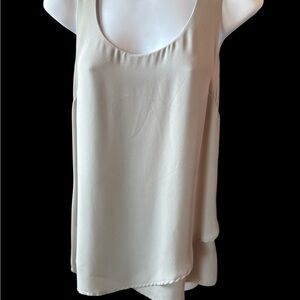 Banana Republic Sage/Grey Asymmetrical Tank Top